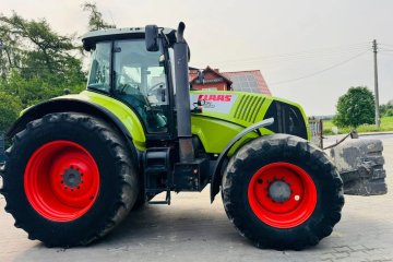 Claas Axion 850 CEBIS, HEXASHIFT, pneumatyka, miękka oś i kabina