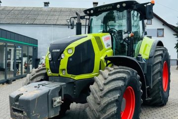 Claas Axion 850, 2016r. 265 KM, miękka kabina, obciążniki, nowe opony