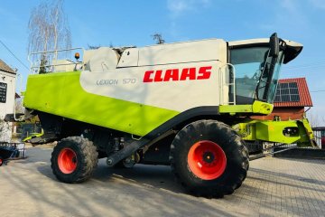 Claas Lexion 570, 2009r, Hybrid system, heder 6.6m