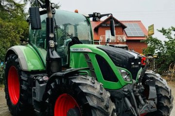 FENDT 724 Vario PROFI 2014r, przedni TUZ 240kM! Miękka oś PNEUMATYKA
