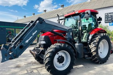 CASE MXU 115 PRO, 2006r, z ładowaczem czołowym QUICKE Q55, pneumatyka