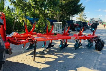 Pług obracany, 5 skib, 4+1, regulacja szerokości orki, liniowanie