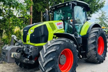 Claas Axion 850, 2015r, koła 900-tki, miękka kabina, przedni TUZ