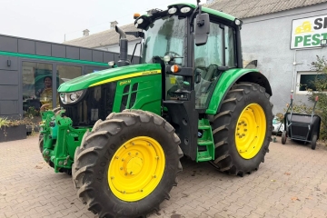 John Deere 6120M, 120-145 KM 4 cylindry turbo, 5660 kg wagi, miękka oś