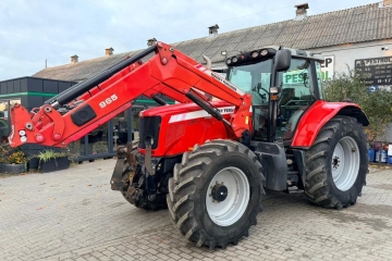 z oryginalnym ładowaczem MF 965x przedni TUZ i WOM, pneumatyka