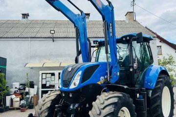 NEW HOLLAND T7.190 z turem MX U412, 190 KM, przedni TUZ, miękka oś i k