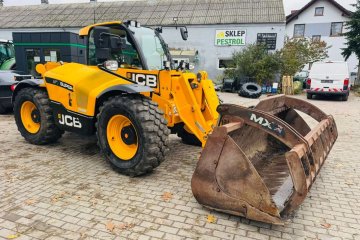 JCB 532-70 AGRI SUPER, 2019r, pełen serwis, łyżko-krokodyl  w zestawie