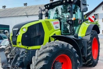 CLAAS AXION 810 CMATIC, 2019 rok, 215 KM FPT, przedni TUZ i WOM