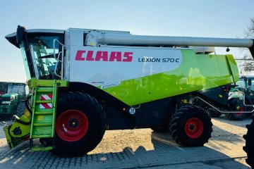 Claas Lexion 570 C, 2008r, idealny stan 2750 mtg silnik, 1870 mtg młoc